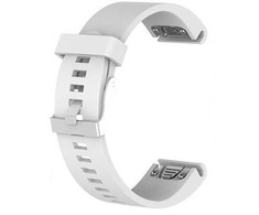 Strap Garmin Fenix ​​5S, 5S Plus, 6S, 6S Pro - Baltas