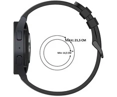 4Wrist Universalus silikoninis dirželis su sidabriniu užsegimu 22 mm - Rožinė