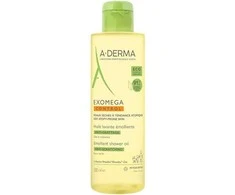 A-Derma Exomega Control Emollient Shower Oil dušo aliejus, 500 ml