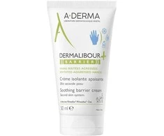 A-DERMA Dermalibour+ Barrier Soothing Barrier Kreminis raminantis veido ir kūno kremas, 50 ml