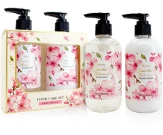 Accentra Cherry Blossom Essential Botanical Hand Care Pump Gift Set