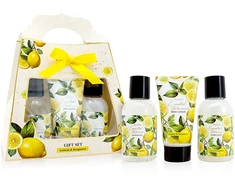 Accentra Lemon &amp; Bergamot Essential Botanics Body Care Gift Box - Dárková sada do koupele
