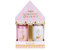 Accentra Romantiškų sapnų vonios priežiūros dovanų rinkinys 2 x 100 ml
