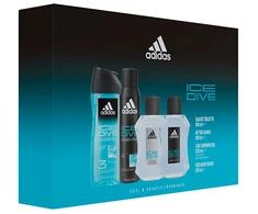„Est Adidas Ice Dive“ EDT, 100 g, 250 ml, losjonas po skutimosi, 150 ml