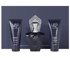 Afnan Turathi Mėlyna EDP parfumuotas vanduo rinkinys vyrams, 90 ml