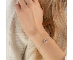 Again Jewelry Vėlgi Jewelry Delicate sidabrinis apyrankė Infinity Love AJNR0017