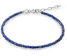 Again Jewelry Lapis lazuli mineral bracelet AJKNR015