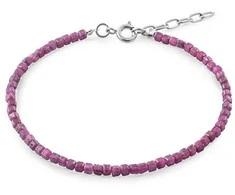 Again Jewelry Mineralinė rubino apyrankė AJKNR014