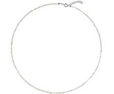 Again Jewelry Rožiniai krištolo karoliukais papuošti karoliai AJKNA002