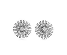 Again Jewelry Sidabriniai auskarai su smeigtukais su kubiniu cirkoniu AJNS0005