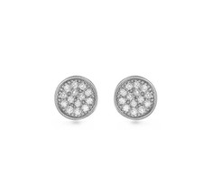 Again Jewelry Sidabriniai auskarai su smeigtukais su kubiniu cirkoniu AJNS0021