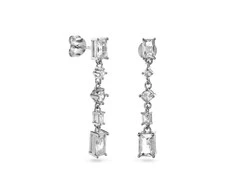 Again Jewelry Blizgantys sidabriniai kabantys auskarai su cirkoniais AJNS0029