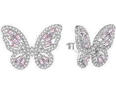 Agato Gražūs sidabriniai auskarai Butterflies AGUP3094-W/P