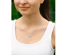 Agato Charming sidabrinis pakabukas Infinity AGT-N025W