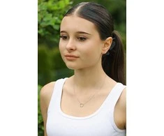 Agato Delicate sidabrinis pakabukas Ring AGT-N034X