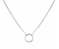 Agato Delicate sidabrinis pakabukas Ring AGT-N034X