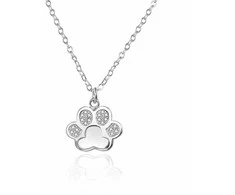 Agato Girls´ sidabrinis pakabukas Paw AGT-ND03W