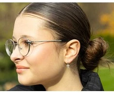 Agato Sidabrinis dangle earrings Křížek AGT-E110LW