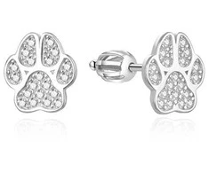 Agato Sidabrinis earrings Paw AGUP3548S