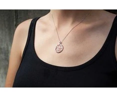 Agato Sidabrinis pendant Volleyball ball AGH735