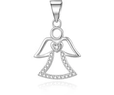 Agato Sparkling sidabrinis pendant Angel AGH764