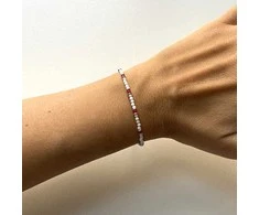 Alisia Agato ir raudonųjų koralų karoliukų apyrankė AL3956-Argento-BiancoCorallo