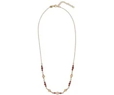 Alisia Gold-plated pakabukas with pearls and garnets AL5179.01.029