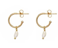 Alisia Gold-plated earrings with real pearl AL1662.01.000