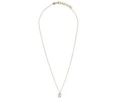 Alisia Auksu padengtas vėrinys su Swarovski perlais "S" AL4258.01.919