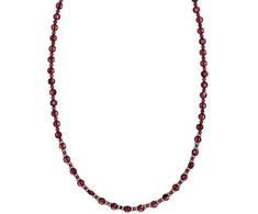 Alisia Sidabrinis and garnet bead pakabukas AL4263.02.029