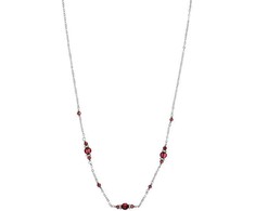 Alisia Sidabrinis pakabukas with garnet AL4266.02.029