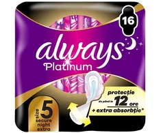 Always Platinum Secure Night Extra sanitary napkins 16 pcs