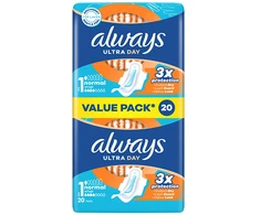 Always Ultra Day Normal Duo sanitary napkins 20 pcs