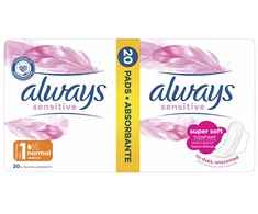 Higieniniai paketai ALWAYS Ultra Normal Plus Sens., 20 vnt.