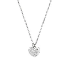Amen Sidabrinis pakabukas with a heart Love CLCZLBBZ (chain, pendant)