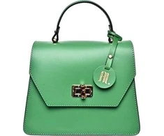 Anna Luchini Dámská kožená crossbody kabelka AL3145T Verde