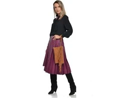 Anna Luchini Women's leather handbag AL 8176T Cognac