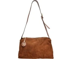 Anna Luchini Women's leather handbag AL 8169 Marrone