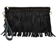 Anna Luchini Women's leather handbag AL 8176T Nero