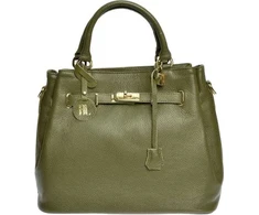 Anna Luchini Women's leather handbag AL 1762 Verde