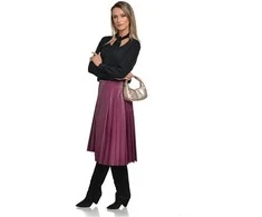 Anna Luchini Women's leather handbag AL WH SBV 18 Oro Rosa