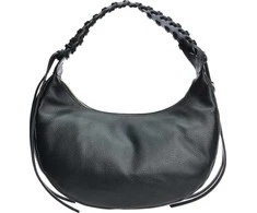 Anna Luchini Women's leather handbag AL WH SBV 15 Nero