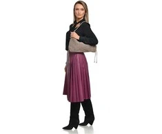 Anna Luchini Women's leather handbag AL 8178T Fango