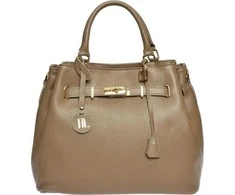 Anna Luchini Women's leather handbag AL 1762 Fango