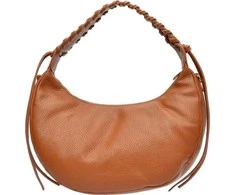 Anna Luchini Women's leather handbag AL WH SBV 15 Cognac
