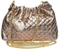 Anna Luchini Women's leather handbag AL 8162 Bronzo