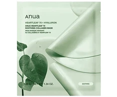 Veido kaukė Anua Heartleaf 70+Hyaluron Soothing Collagen Mask 38 g