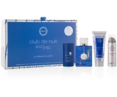 "Armaf Club De Nuit Mėlyna Iconic" - EDP 105 ml + kietasis dezodorantas 75 g + purškiamasis dezodorantas 50 ml + dušo želė 100 ml
