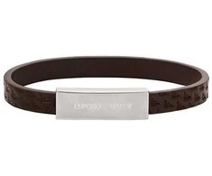 Armani Brown leather bracelet EGS3251040