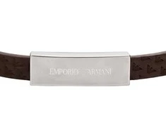 Armani Brown leather bracelet EGS3251040